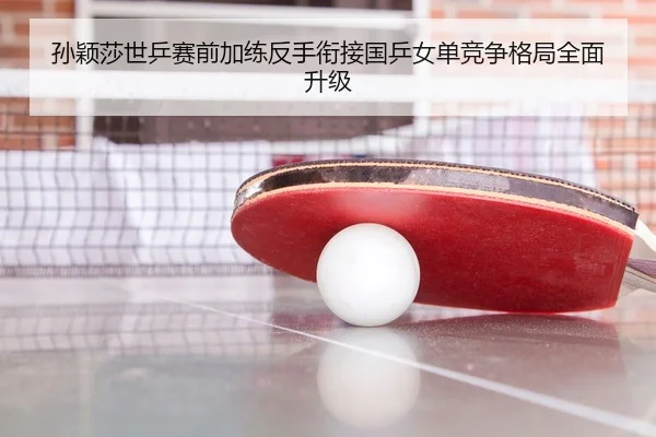 孙颖莎世乒赛前加练反手衔接国乒女单竞争格局全面升级（aoa.conapp）